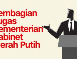 INFOGRAFIS: Pembagian Tugas Kementerian Kabinet Merah Putih