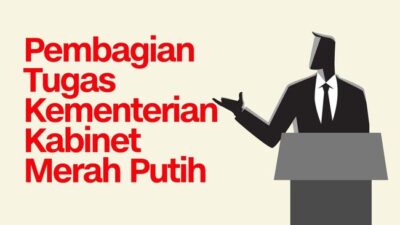 INFOGRAFIS: Pembagian Tugas Kementerian Kabinet Merah Putih