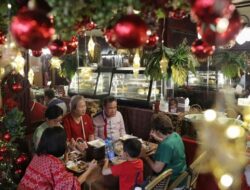 Kemeriahan Dekorasi Natal di Restoran Jakarta