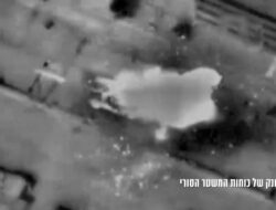 Penampakan Serangan Israel ke Pasukan Militer Suriah