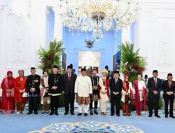 Prabowo Terima Pemimpin Negara-Wapres Terdahulu di Istana Usai Upacara HUT RI