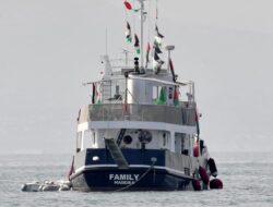 Satu Kapal Global Sumud Flotilla Nyaris Sampai Pantai Gaza