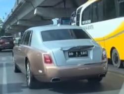 Pemilik Rolls-Royce di Makassar Tak Sabar Pelat Nomor Resmi Ditindak