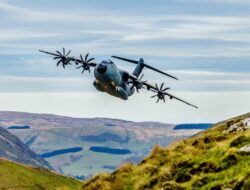 Pesawat Airbus A400M Pertama Indonesia Tiba di Jakarta