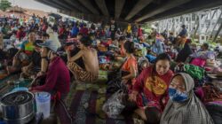 Bencana Banjir Sepekan di Pantura Subang, Ratusan Mengungsi di Kolong Jembatan