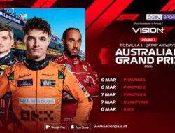 Formula 1 2026 Resmi Dimulai! Nonton Era Baru di Australian Grand Prix Live Streaming VISION+