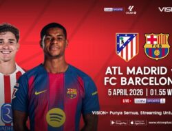 Jadwal dan Link Nonton Atletico Madrid vs Barcelona LaLiga 2025/26 Live Streaming di VISION+