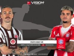 Duel Menarik Bundesliga 2025/26 Tayang Live di VISION+