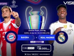 Jadwal Bayern Munchen vs Real Madrid Leg Kedua UCL 2025/26 Live di VISION+