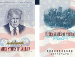Amerika Serikat Keluarkan Paspor Berwajah Donald Trump