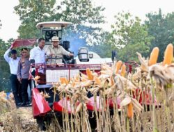 Kapolri Laporkan Hasil Panen Raya Jagung ke Prabowo