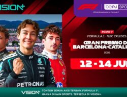 Formula 1 Lanjut ke Barcelona, Antonelli Perlebar Dominasi di Peringkat? Nonton Streaming di VISION+