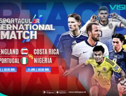 Jadwal Tim nasional Inggris vs Kosta Rika dan Portugal vs Nigeria Live di VISION+