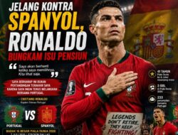 Jelang Kontra Spanyol, Ronaldo Bungkam Isu Pensiun