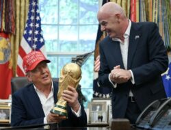 Trump Nanti akan Serahkan Trofi Pemenang Piala Dunia 2026