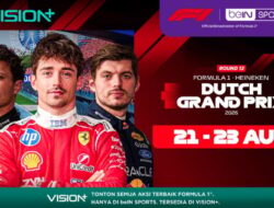 Formula 1 GP Belanda 2026 Digelar Akhir Pekan Ini, Cek Jadwal Lengkapnya di VISION+